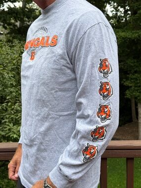 Vintage Y2K Cincinnati Bengals Long Sleeve T-Shirt - Size Large - Graphic